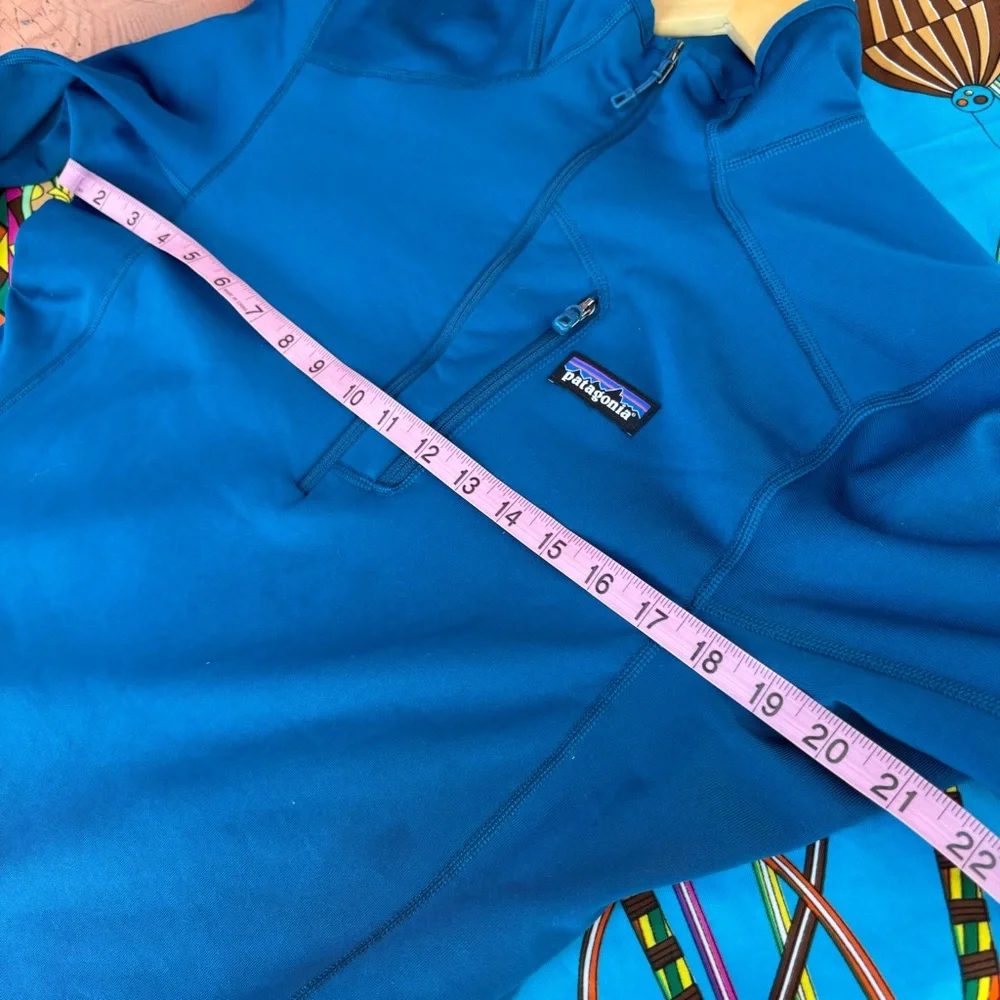 Patagonia Crosstrek 1/2-Zip Pullover, Mock Neck Men’s XS Blue - Picture 9 of 10